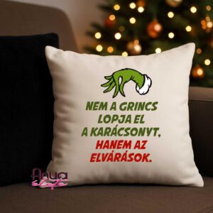 Nem a Grincs lopja el a karácsonyt - párna