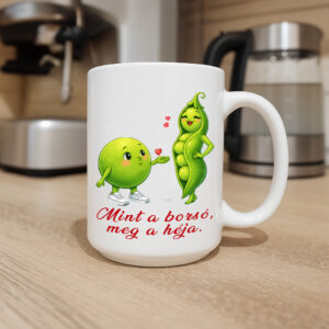Mint a borsó meg a héja - bögre